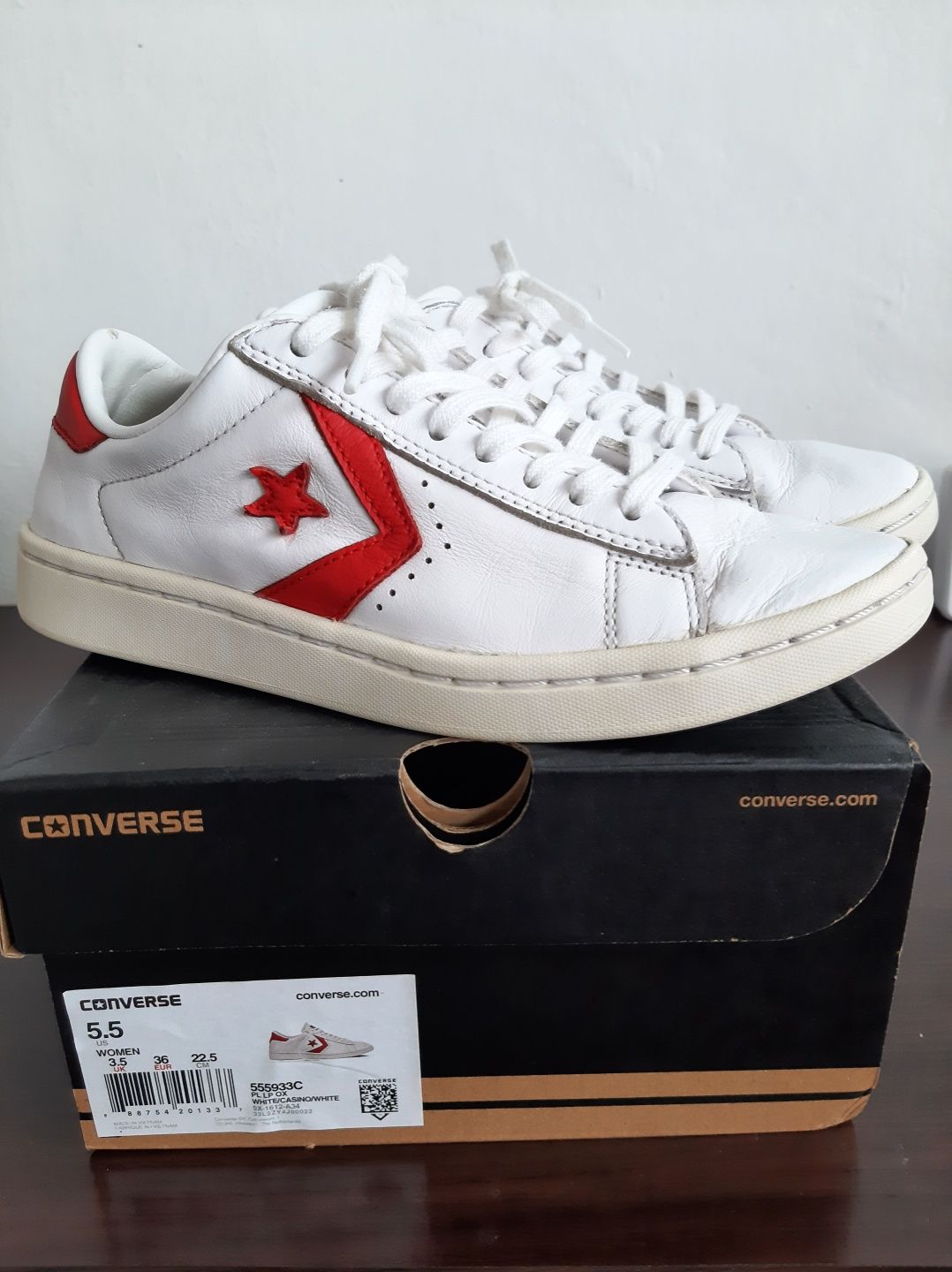 Białe sneakersy Converse 35