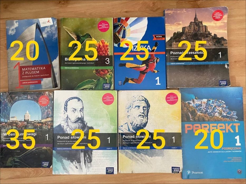 książki liceum 1 klasa
