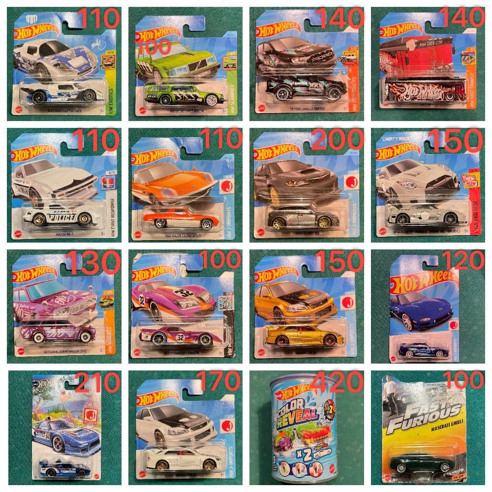 ПОНИЗИЛ ЦЕНЫ Машинки Hot wheels matchbox  mini gt jdm хот вилс prem