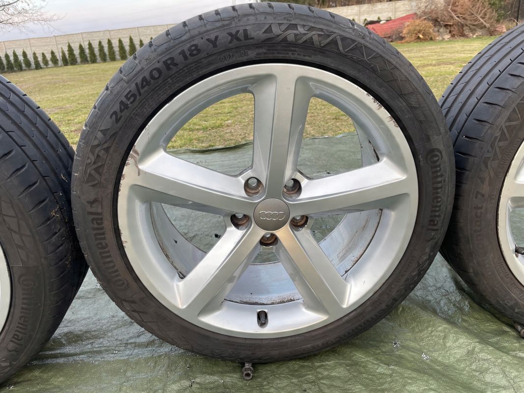 Koła Felgi Opony Audi A4 B7 B8 A6 C6/18" S-line 8.0jx18h2 Et47/8kq