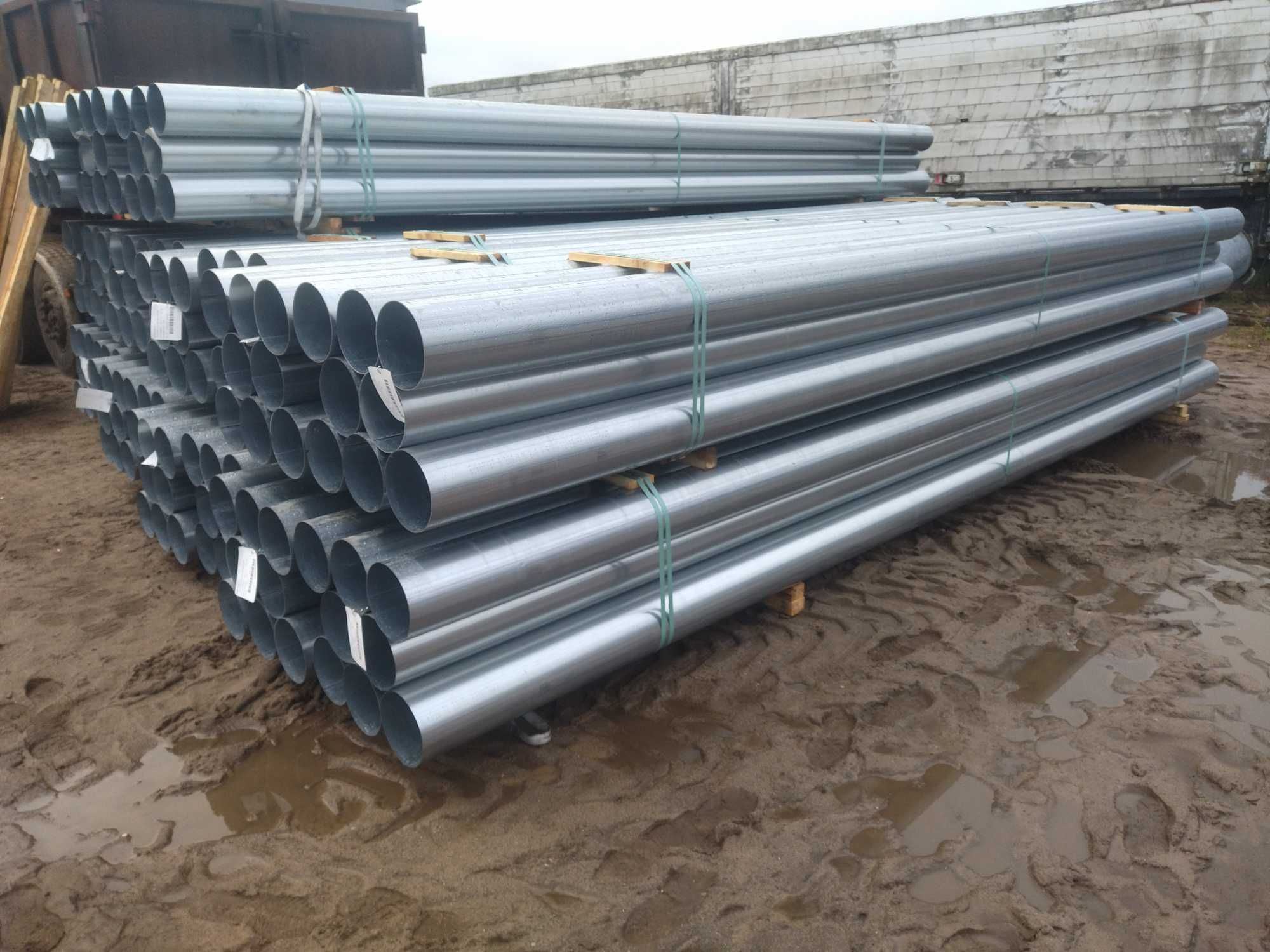 Rura fi 200x2mm , rury spustowe do zboża ocynkowane, silos