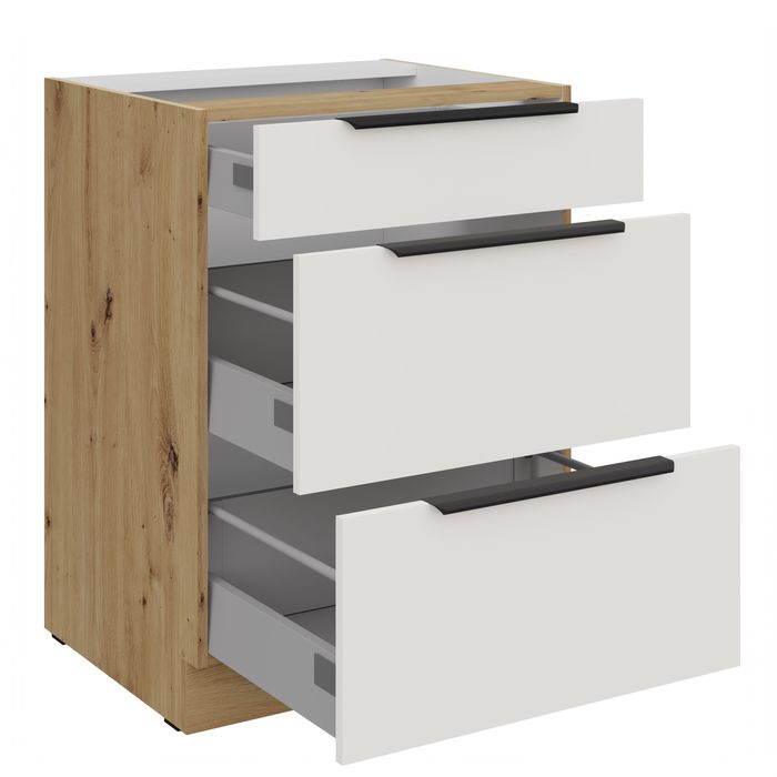 Meble kuchenne kuchnia MOKKA ANTYFINGER zestaw mebli MAT