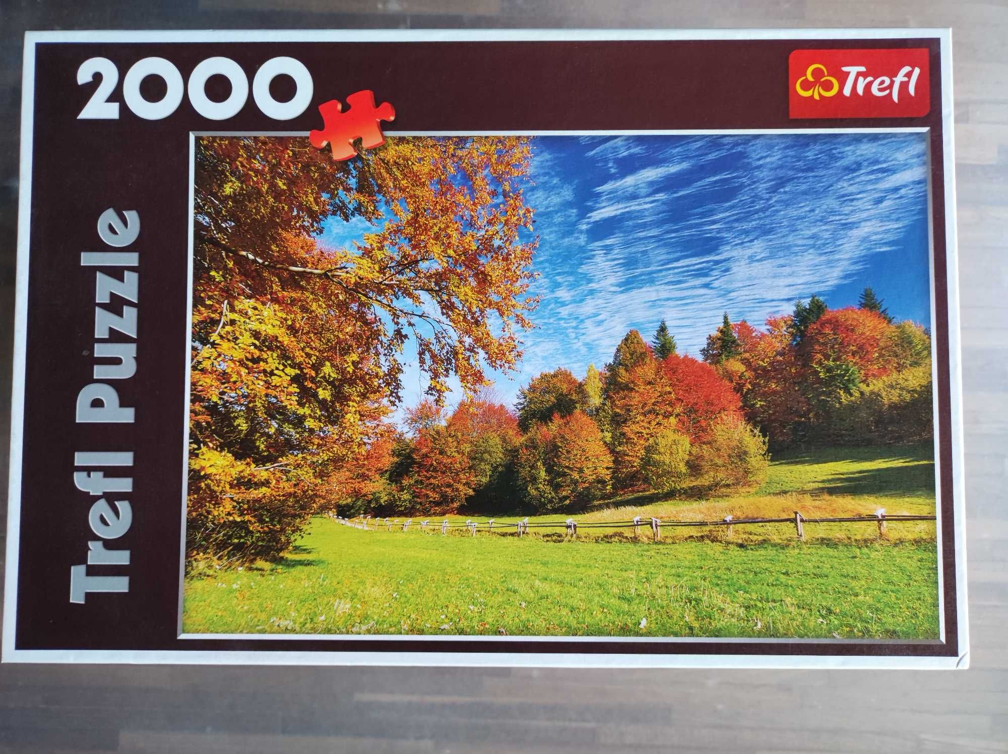 Sprzedam puzzle trefl 2000 elementów (5 pudełek)