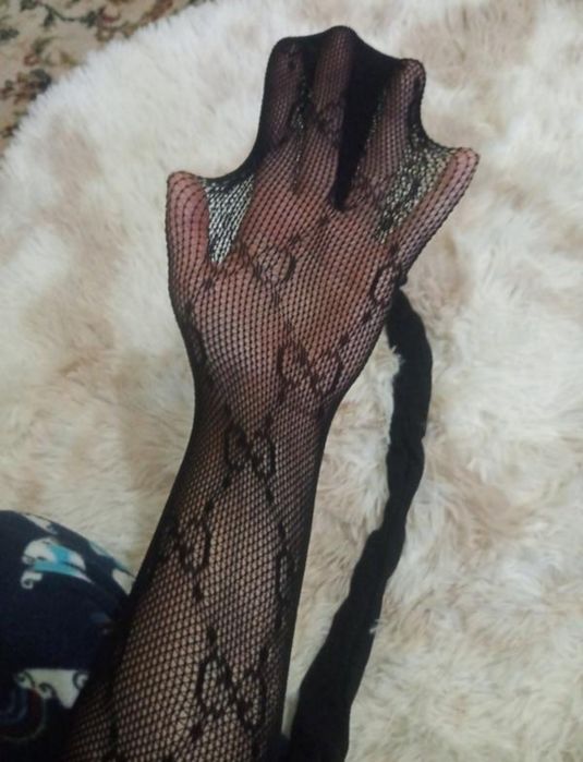 Колготы гуччи гучи колготки мелкая  сетка гучі сітка крупная