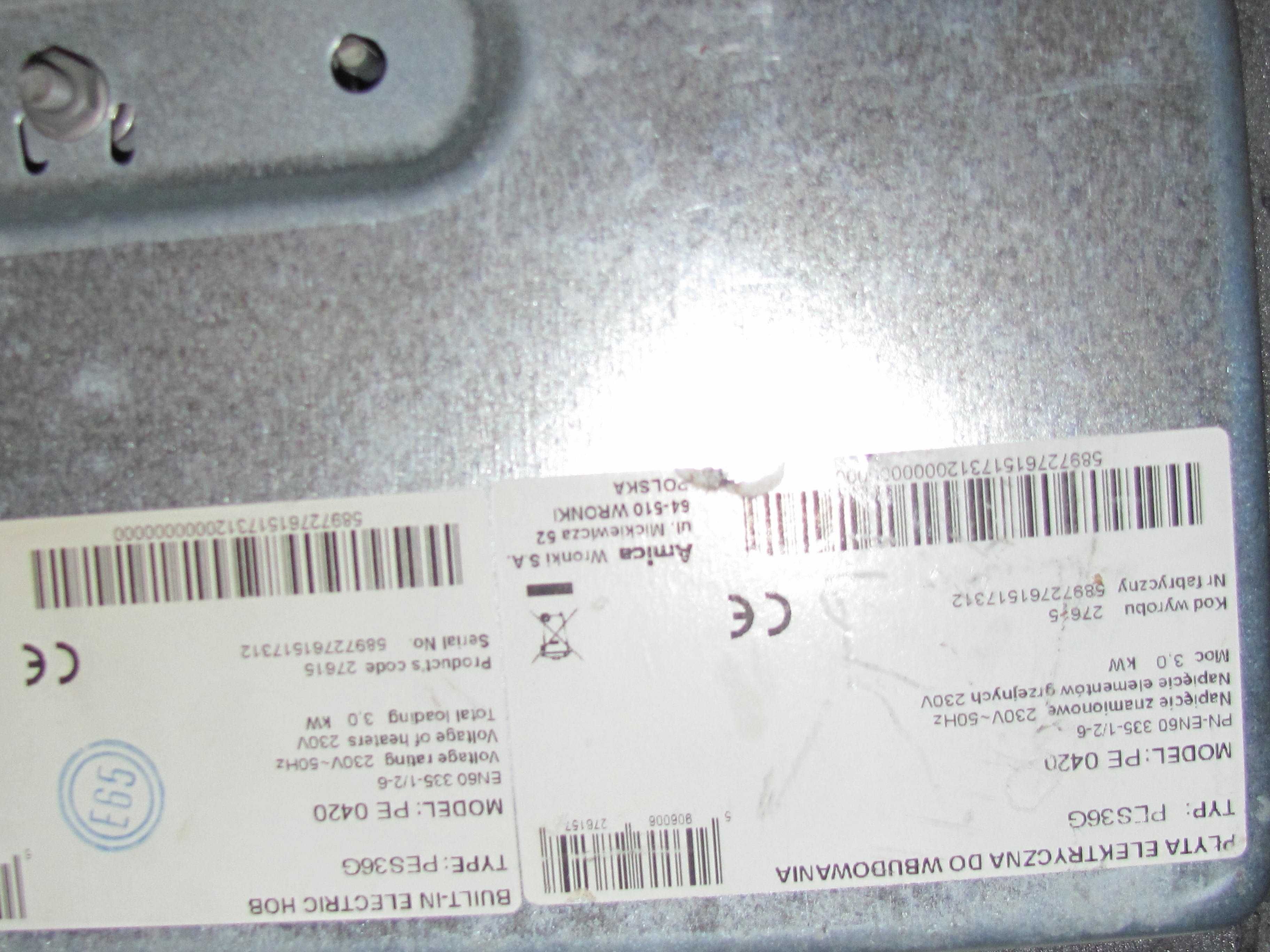 Kuchenka elektryczna AMICA  PE0420