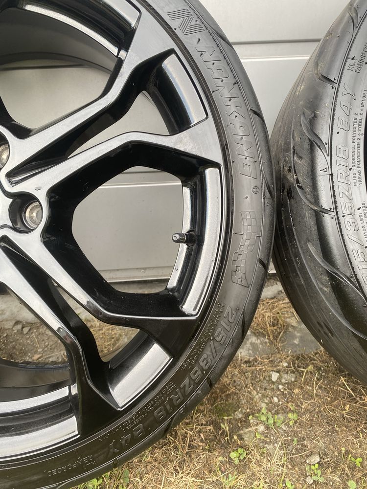 Koła letnie semi-slick 215/35r18 clio rs 5x114,3 nankang ns 2r