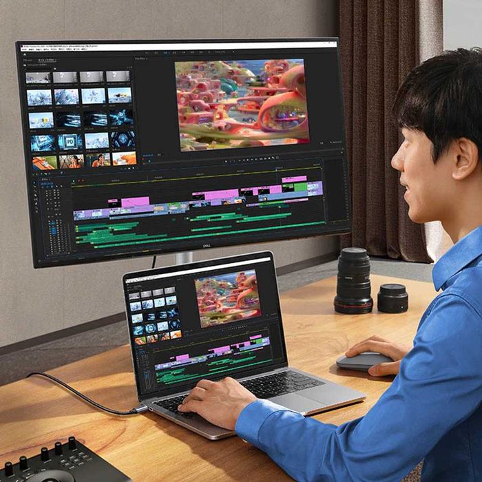 Кабель Type-C HDMI 2.1 8k 4k 144hz 2k 240hz 165hz Thunderbolt 4 Ugreen