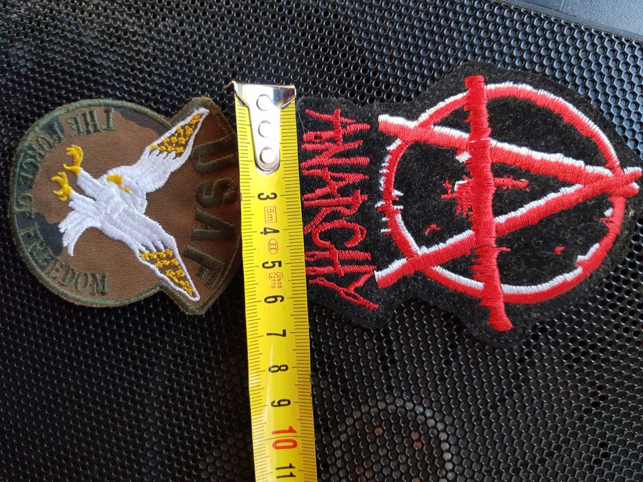 naszywki anarchia rasta  punk not dead orzeł