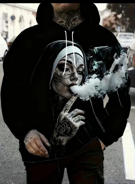 Мужской уди с капюшшоном  размер на посл фото!XXL.