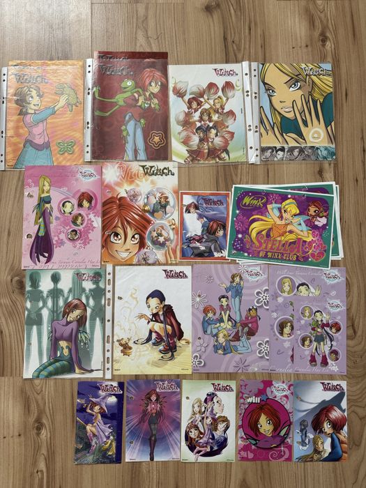 Karteczki witch i winx stella z lat 90