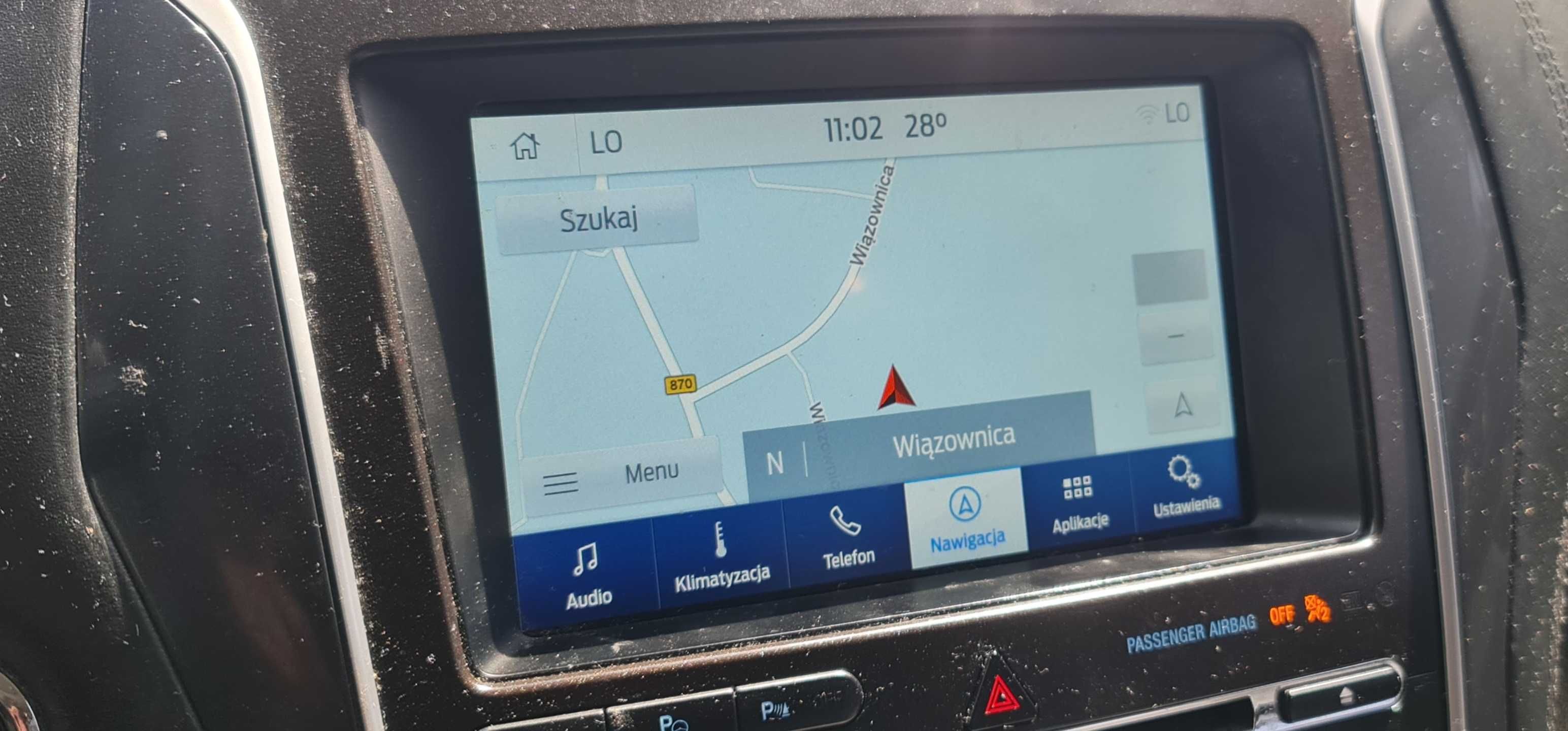 Polski jezyk Ford sync mapa konwersja usa eu escpae edge explorer