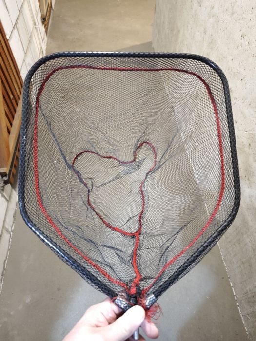 Siatka i kosz podbieraka w torbie