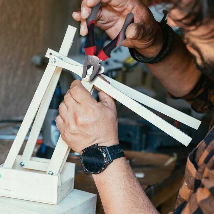 Kombinerki obcęgi proste uniwersalne  PRECYZYJNE 180mm
