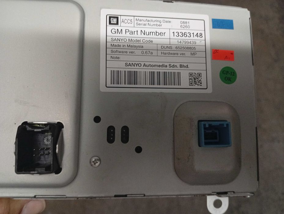 ecrà gps opel meriva b