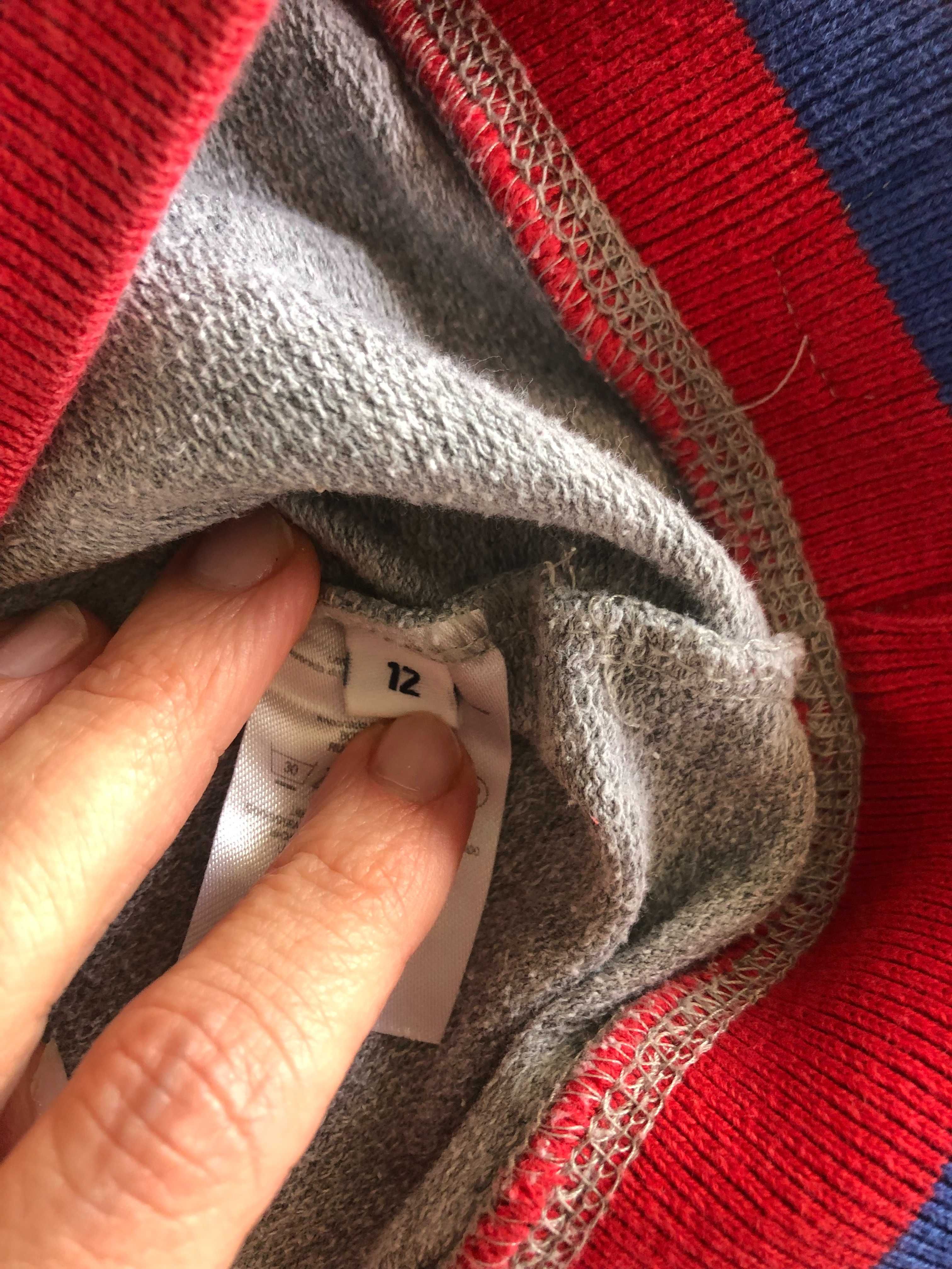 Sweatshirt cinza e encarnada Lanidor