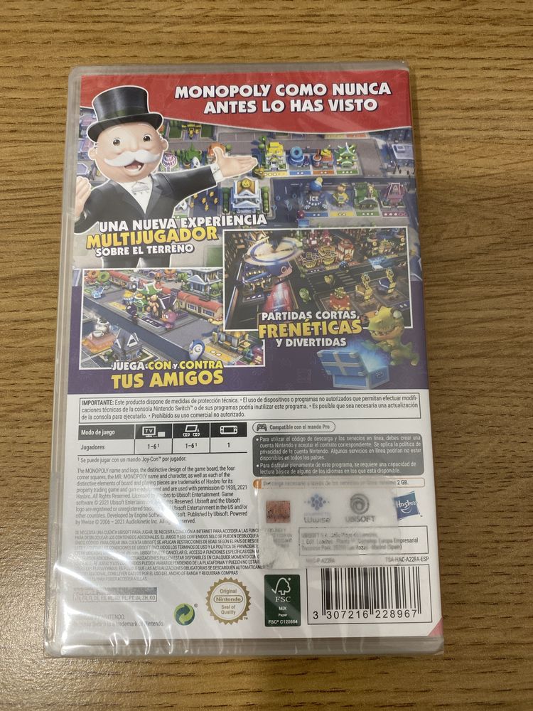 Jogo Monopoly Madness Nintendo Switch Novo e Selado