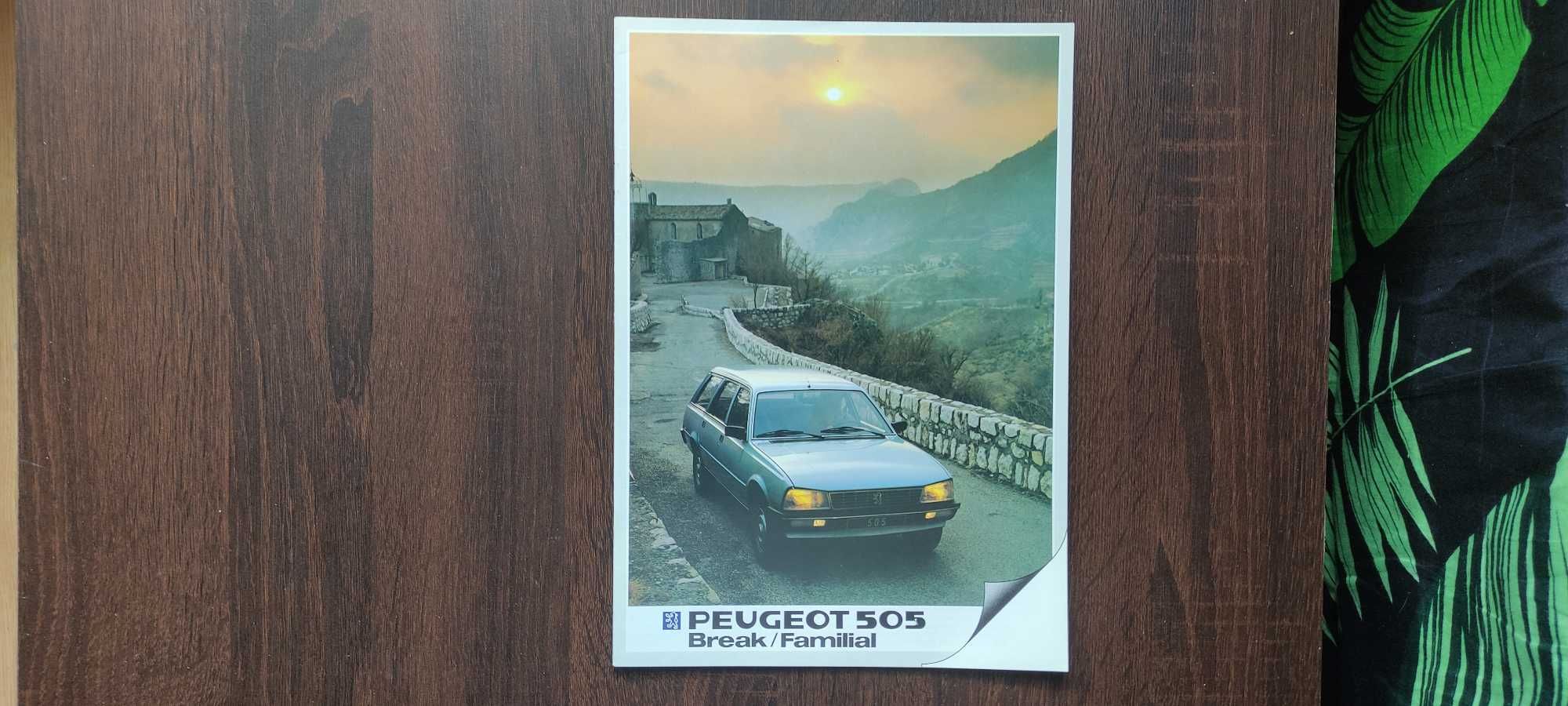 Prospekt Peugeot 505 Break