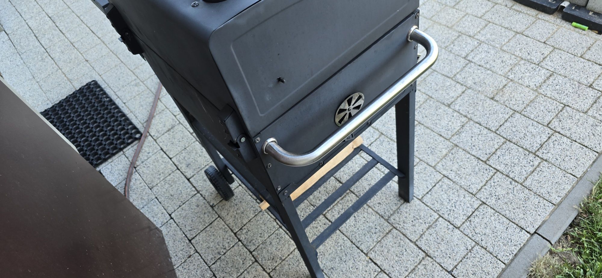 Gril węglowy landman grill chef zeliwny ruszt