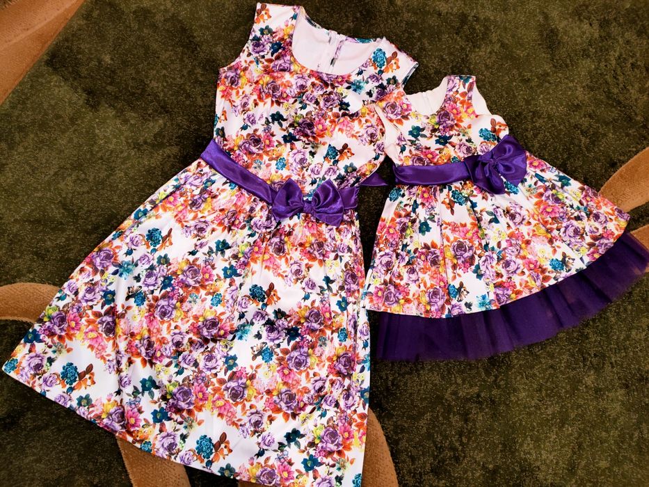 Фемели лук платья на маму и доню