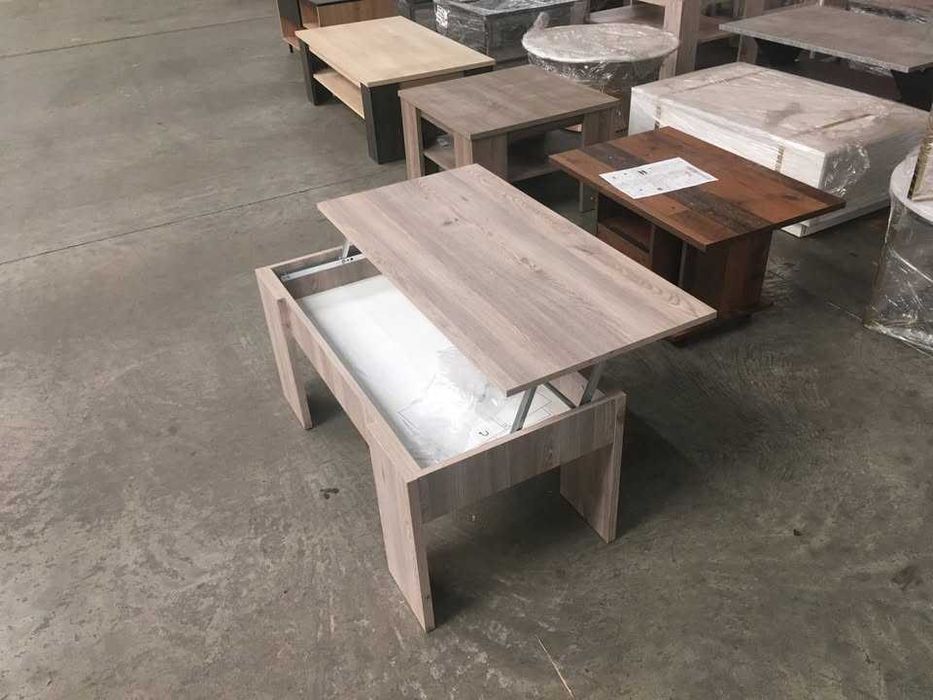 (dąb nelson lub dąb ceniza) Nowe ławy z podnoszonym blatem