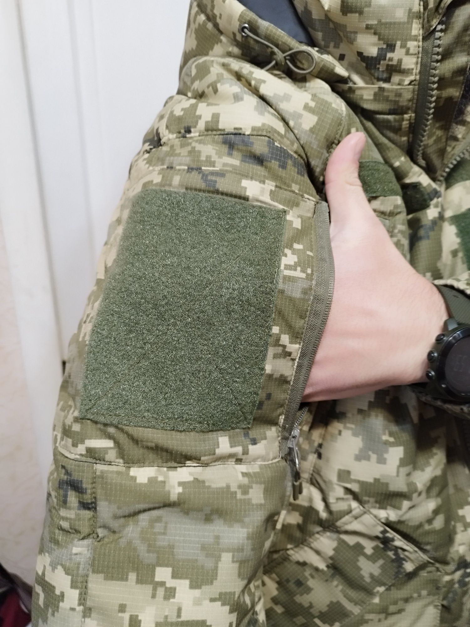 Тактична (військова) зимова куртка в кольорі ММ14 (піксель ЗСУ)