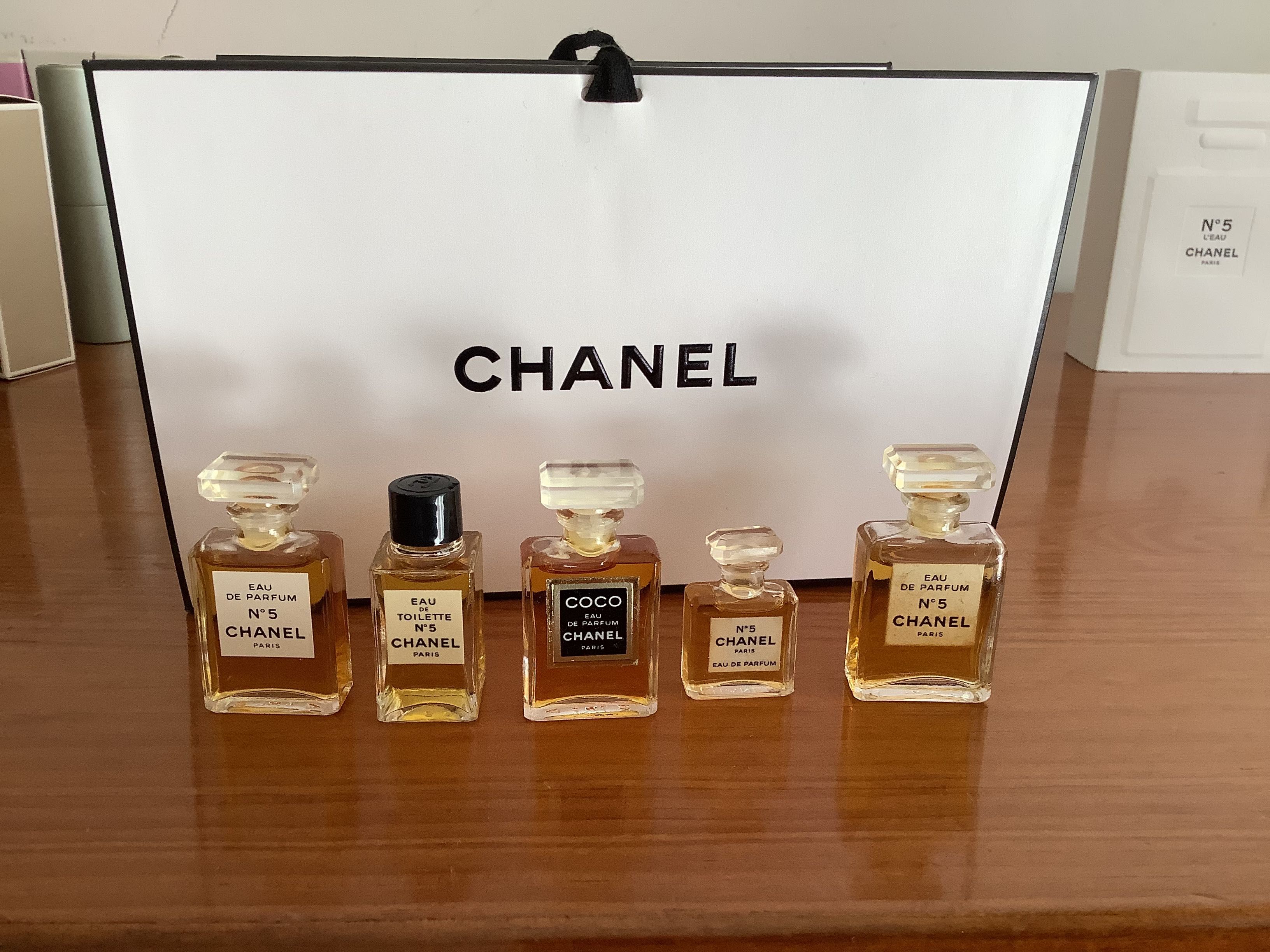 Coleção perfumes Chanel