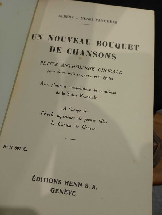 Un Nouveau Bouquet de Chansons - Albert et Henri Paychère
