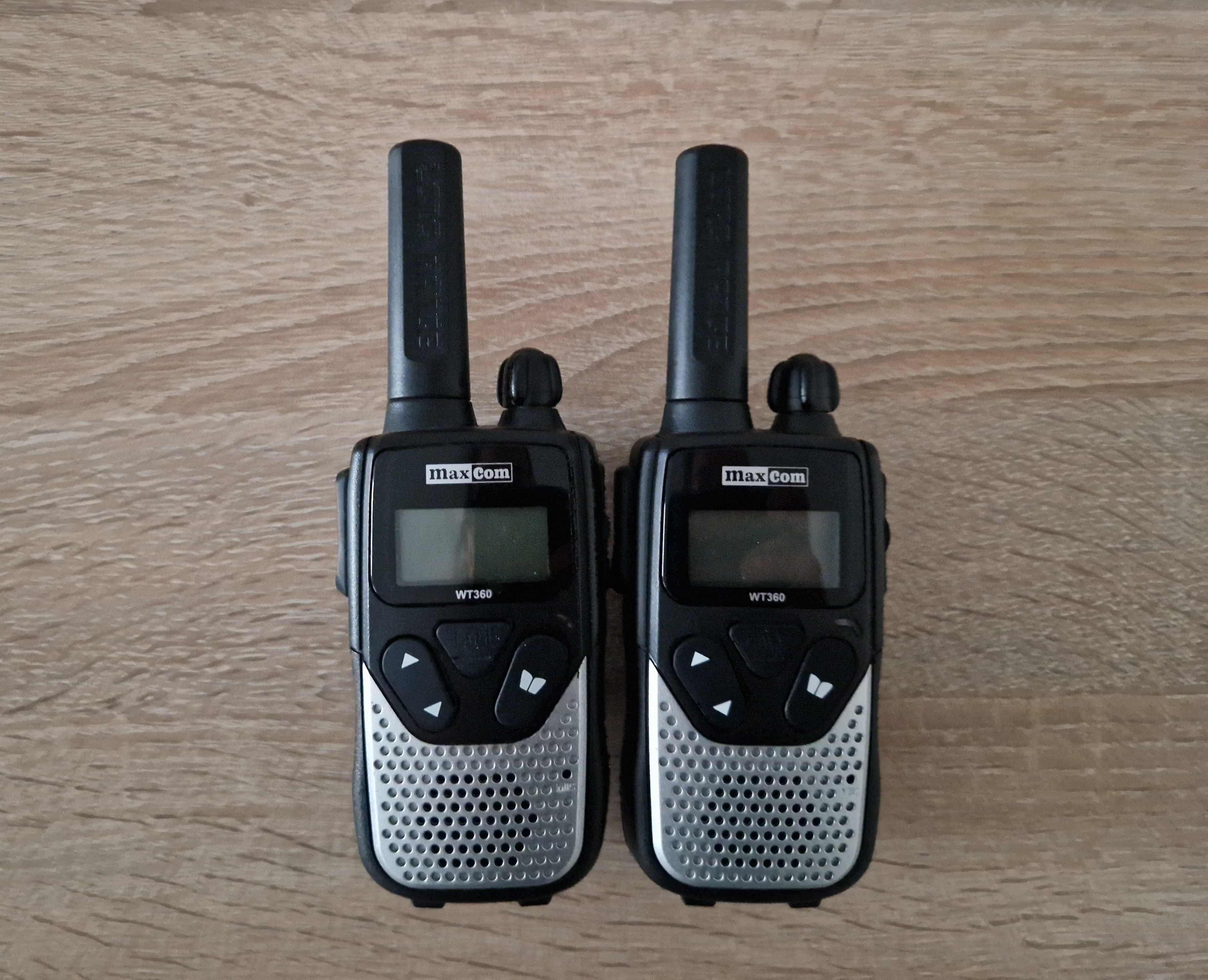 Krótkofalówki MAXCOM PMR WT360 zasięg 10km