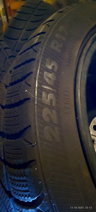Alufelgi 5x120 r17 BMW z oponami zimowymi