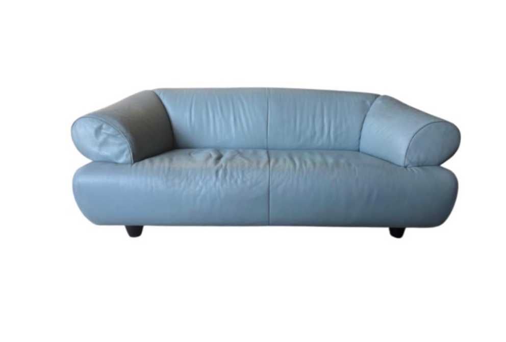 Sofa De Sede DS91, błękitna skóra naturalna, 1 500 PLN