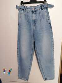 Spodnie jeans wysoki stan rozmiar xxs