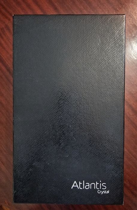 Castiçal em Cristal Atlantis da Vista Alegre com caixa original