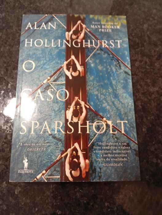 Vendo o livro "O Caso Sparsholt", de Alan Hollinghurst
