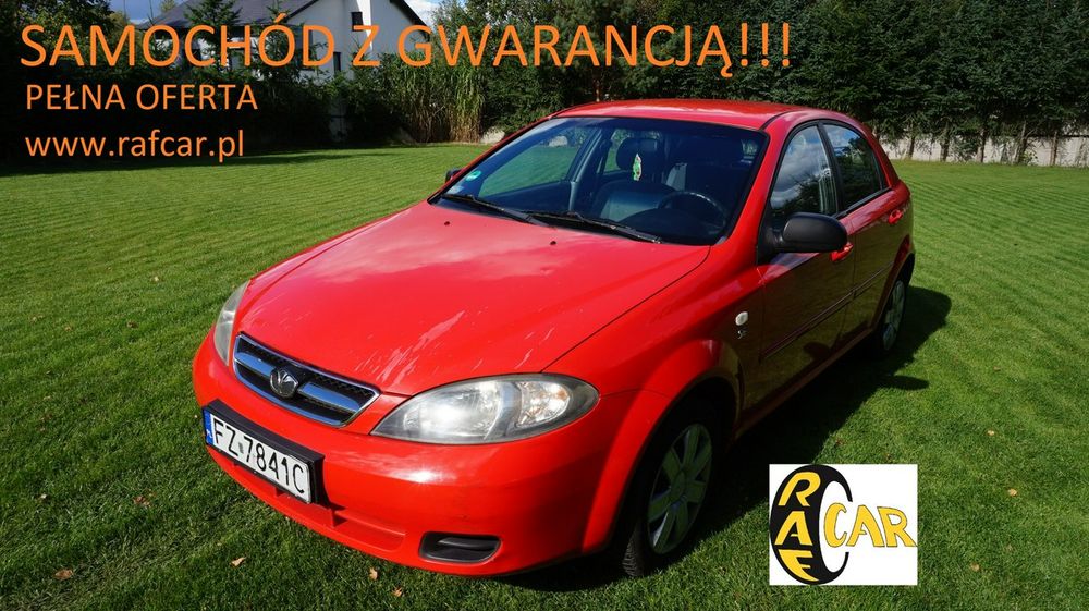 Daewoo Lacetti zarejestrowany, ubezpieczony. Gwarancja. Polecam !!!