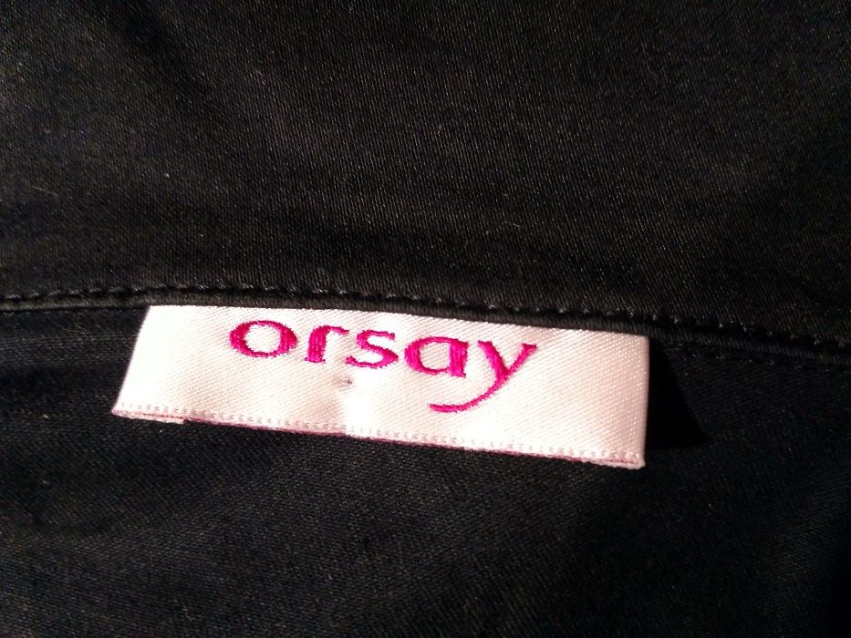 Плаття-халат, офісна чорна сукня ТМ Orsay, р. 36
