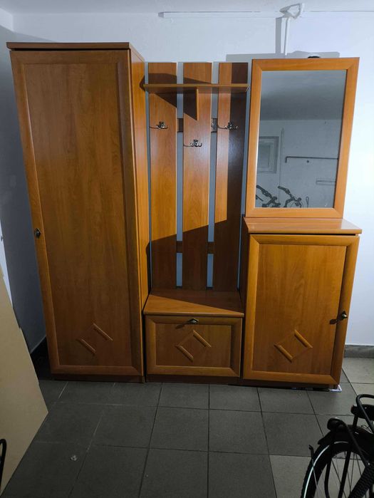 Meble Komplet Mebli Ganek Wiatrołap Półka na buty Szafa Lustro Wieszak