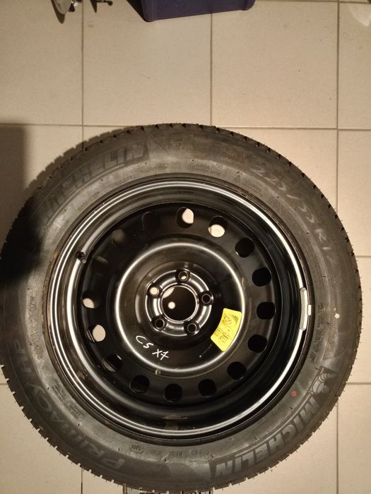 Koło dojazdowe z felgą, opona Michelin 225/55/17
