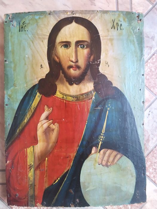 Старинная икона на дереве