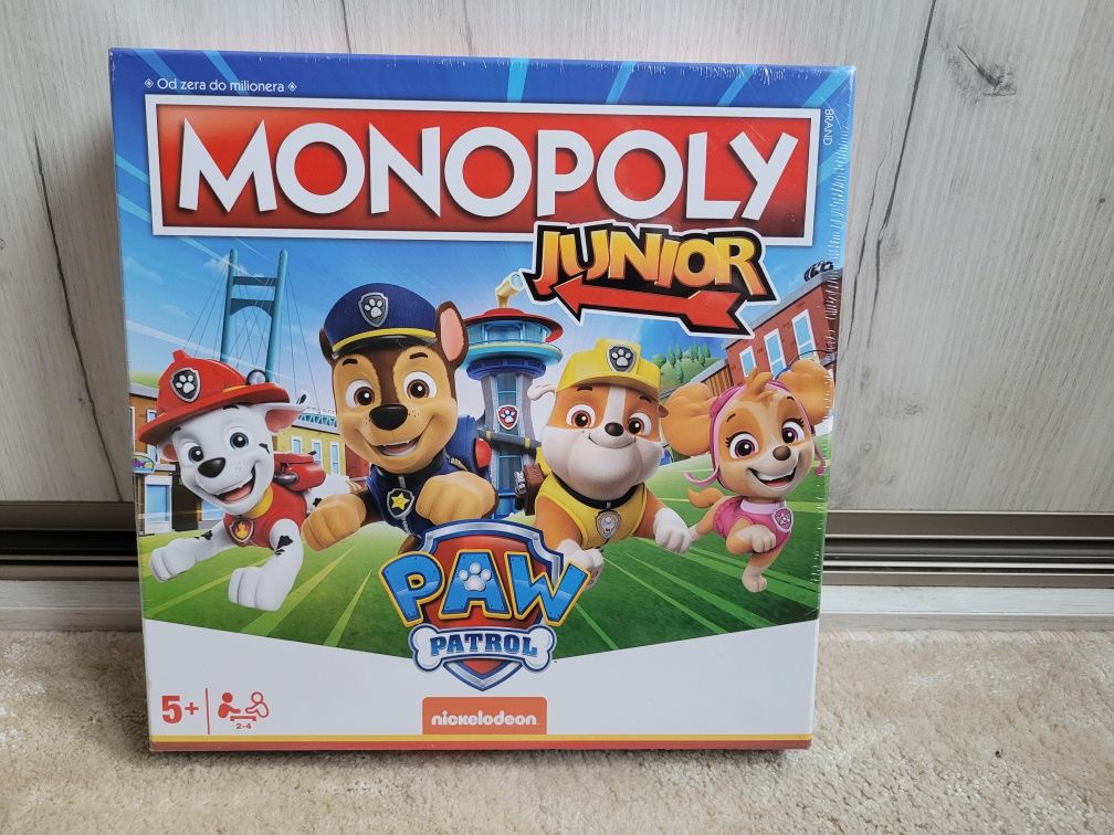 Gra monopoly junior psi patrol