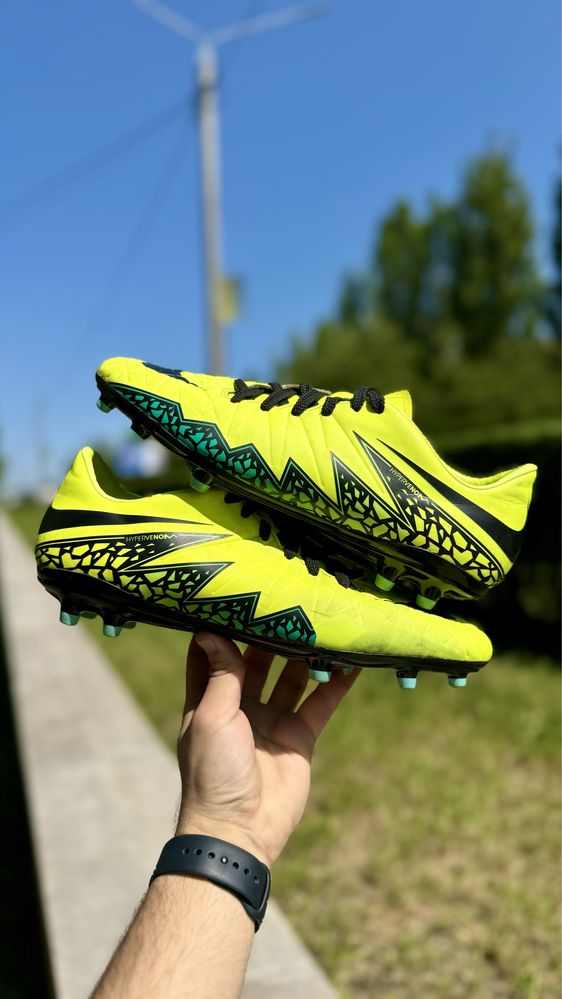 Шткарні бутси 45 (29 см) Nike Hypervenom копки бутсы бампи копочки най