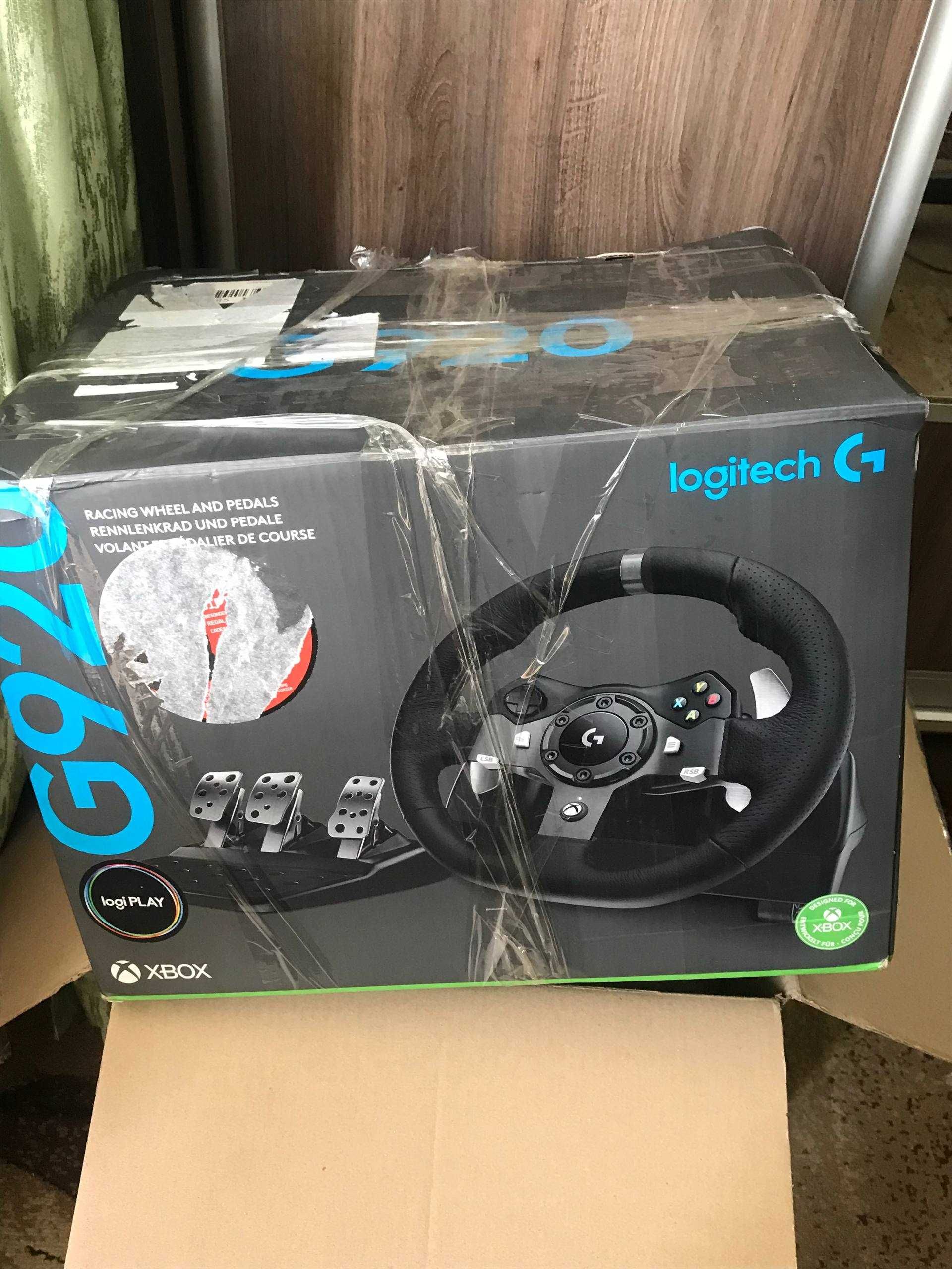 Ігрове кермо Logitech G920/G29 Force feedback з педалями, без КПП