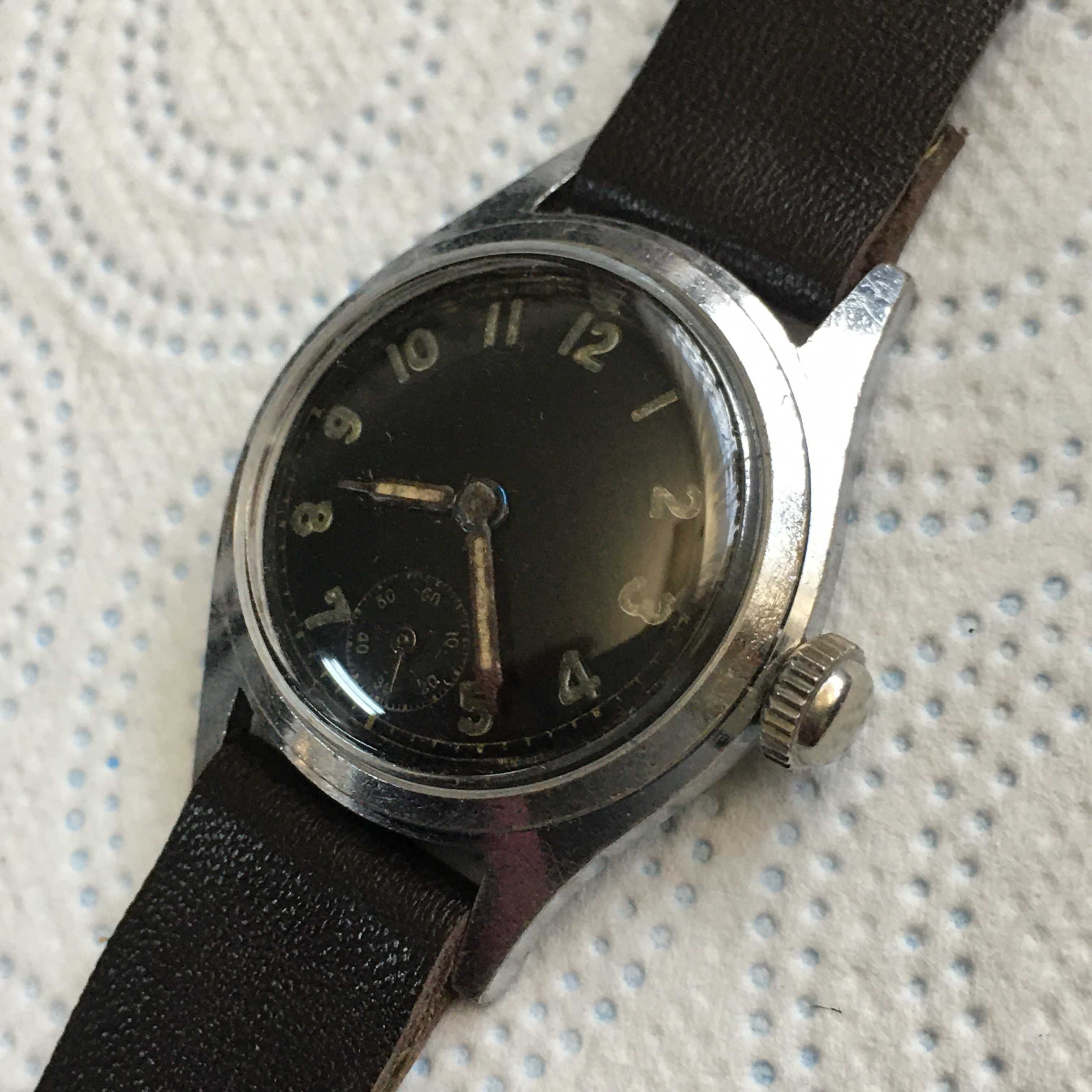 Męski zegarek vintage MONARCH De Luxe 17j sprawny bez serwisu