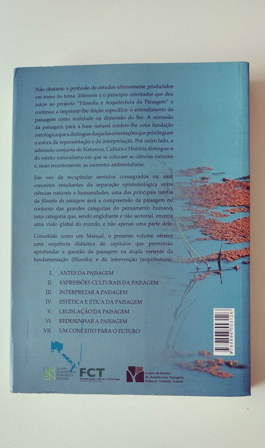 Filosofia e Arquitectura da Paisagem, Um Manual