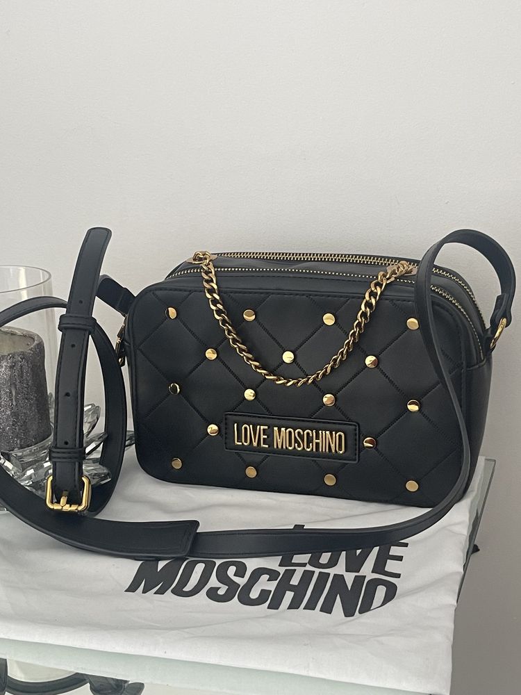 Nowa torebka Love Moschino złote dżety.