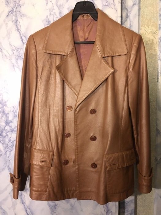 Пиджак кожа женский 44/46