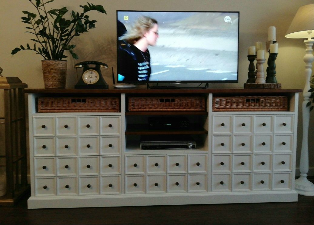 Dębowa biblioteczka stan bdb
