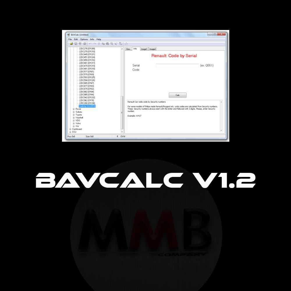 Bavccalc 1.2 Software