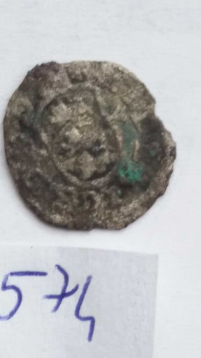 D M574, stara moneta 1 skilling dans ok 1653 starocie wyprzedaż