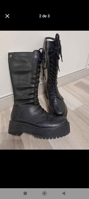 Botas de cano alto n36 como novas