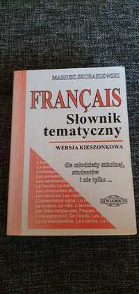 Słownik tematyczny francuski,  wersja kieszonkowa
